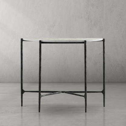 Thaddeus Semi-circle Console Table-Fullstarlighting
