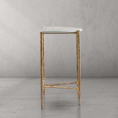 Thaddeus Semi-circle Console Table-Fullstarlighting