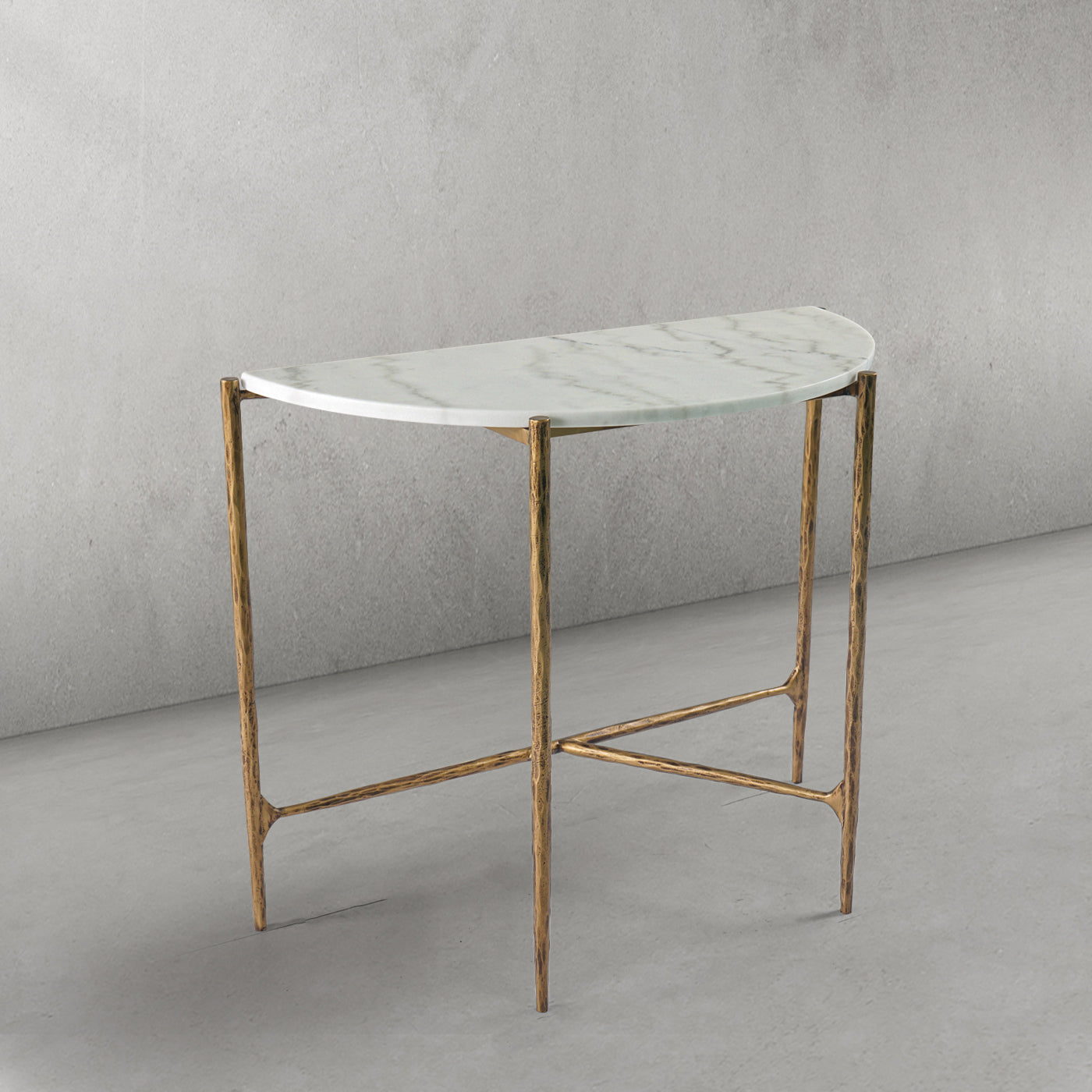 Thaddeus Semi-circle Console Table-Fullstarlighting