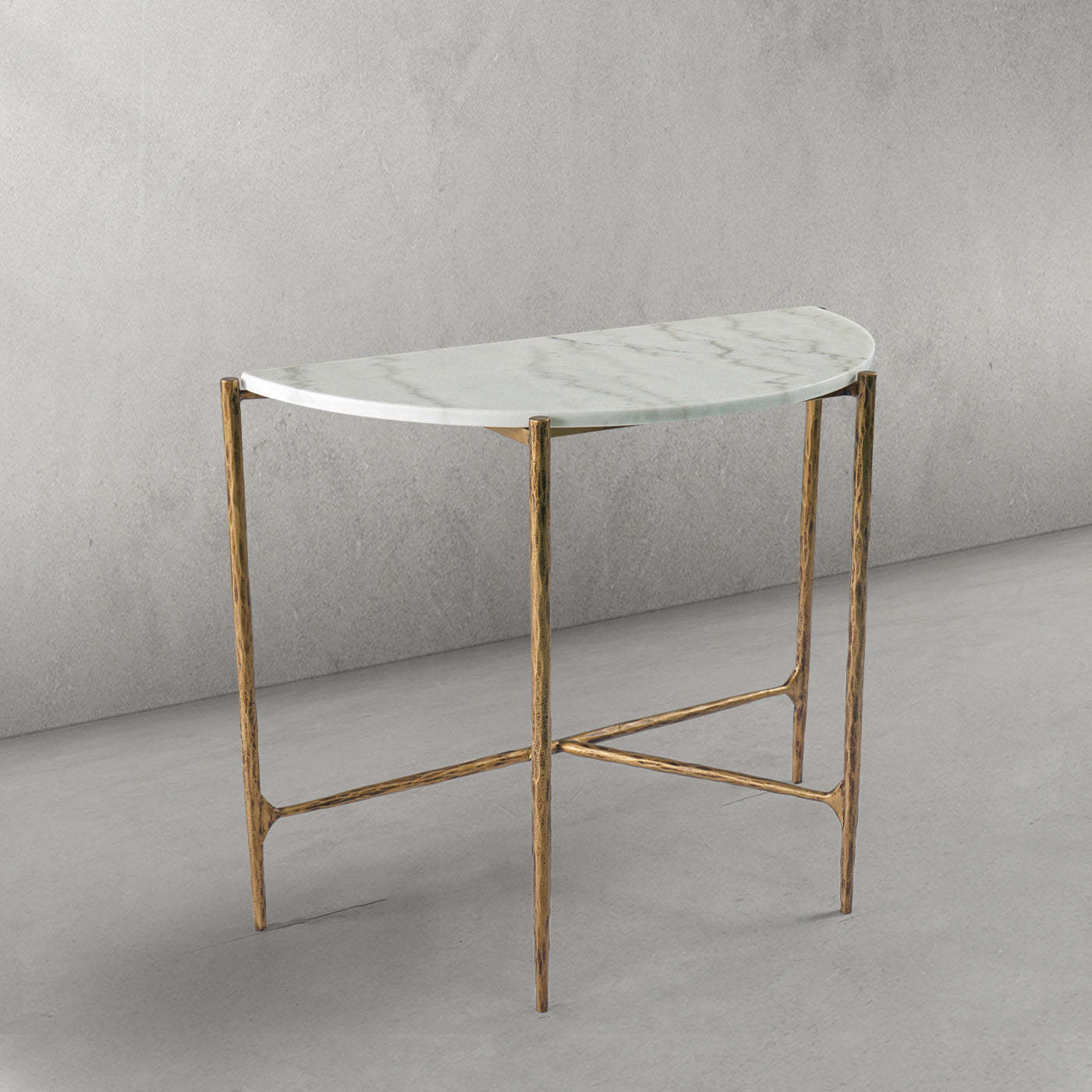 Thaddeus Semi-circle Console Table-Fullstarlighting