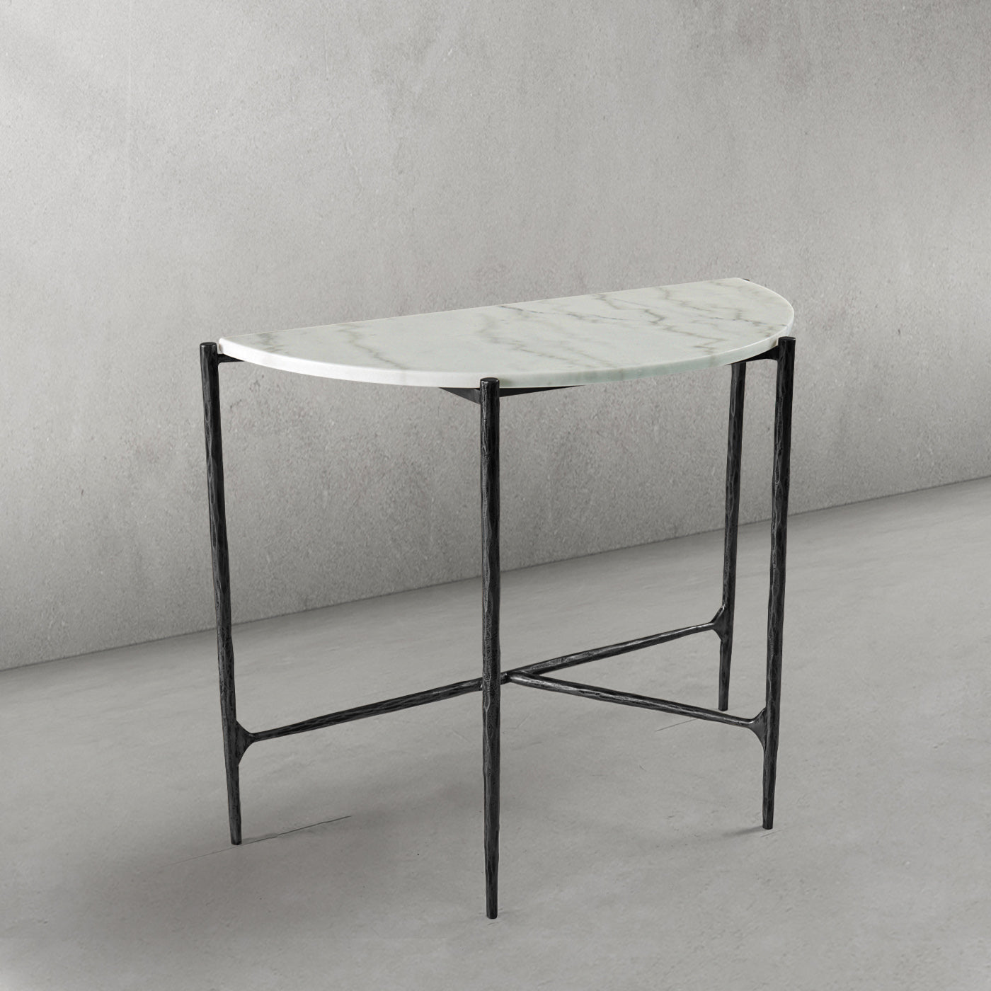 Thaddeus Semi-circle Console Table-Fullstarlighting