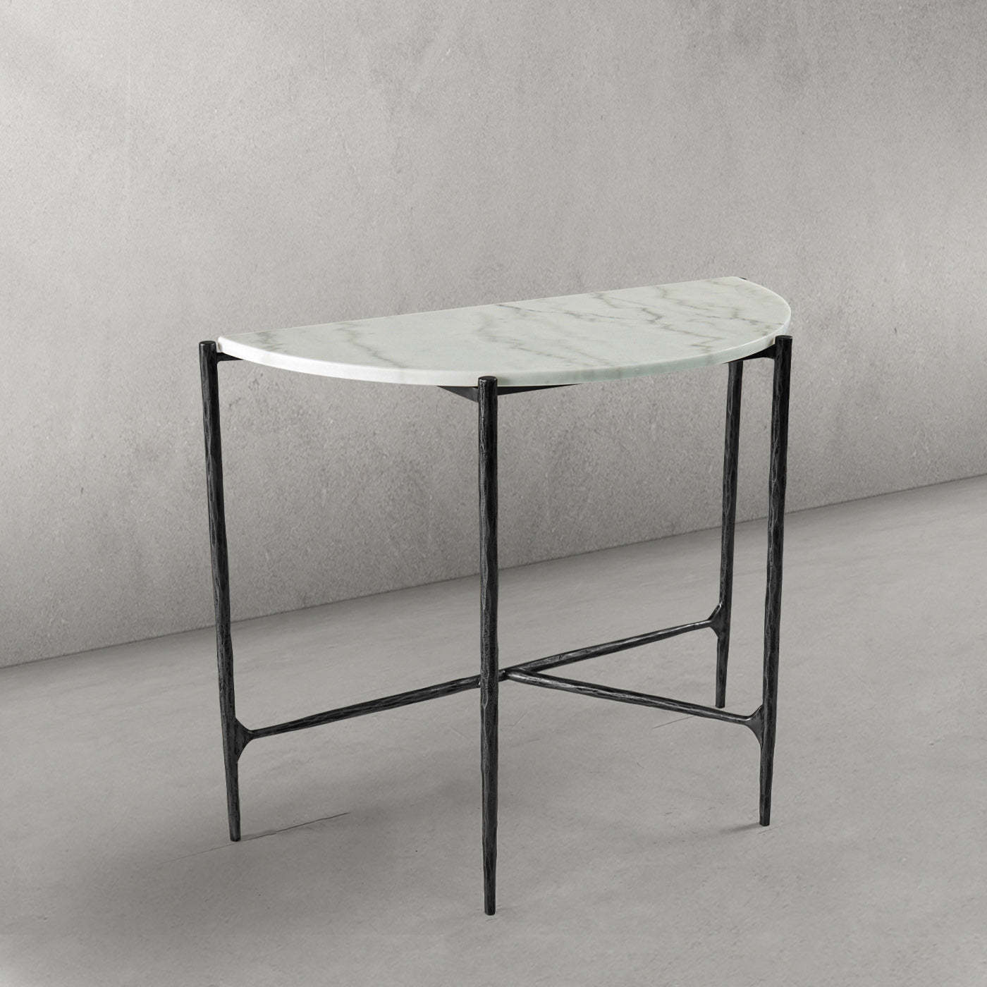 Thaddeus Semi-circle Console Table-Fullstarlighting