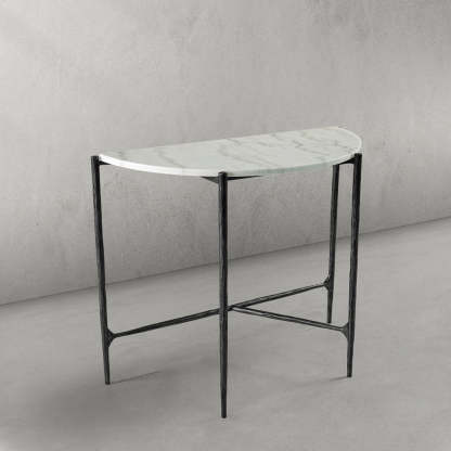 Thaddeus Semi-circle Console Table-Fullstarlighting