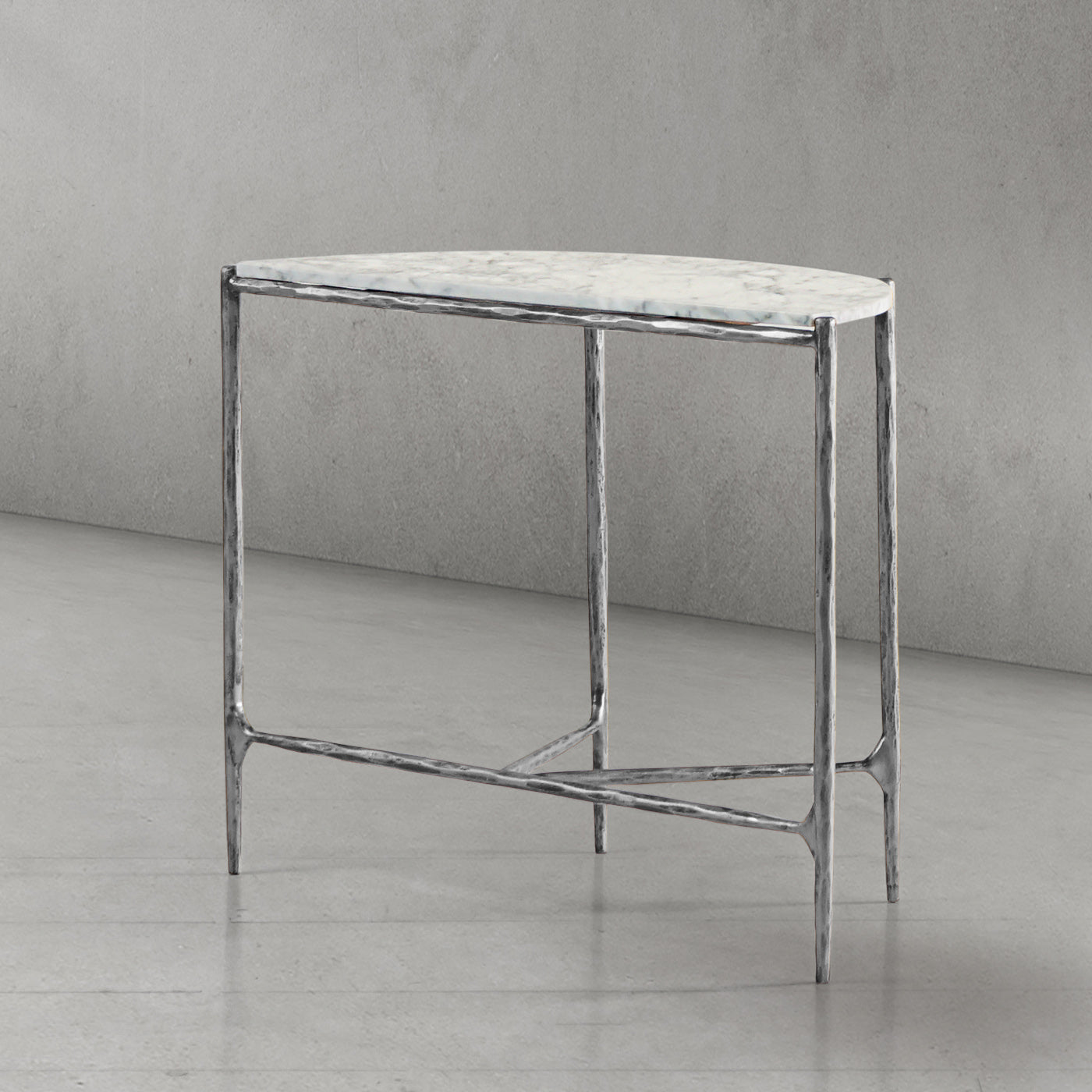 Thaddeus Semi-circle Console Table-Fullstarlighting