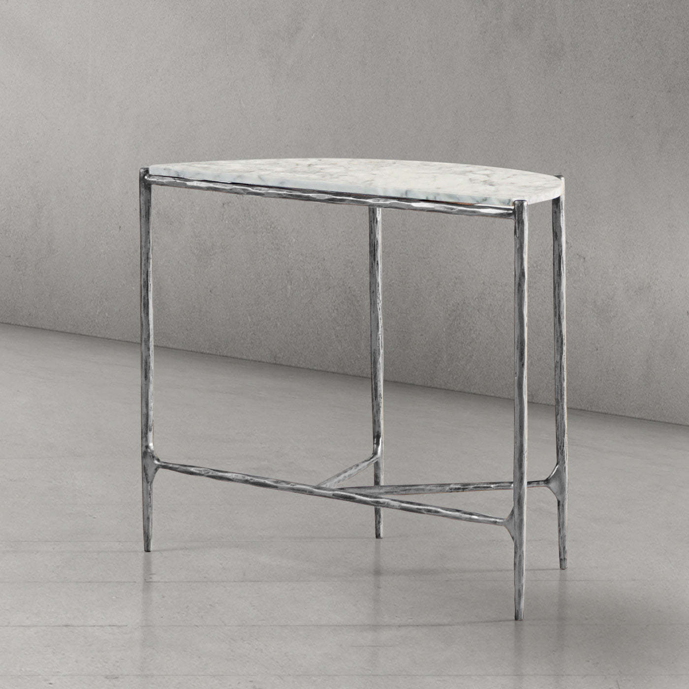 Thaddeus Semi-circle Console Table-Fullstarlighting