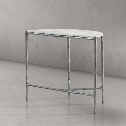 Thaddeus Semi-circle Console Table-Fullstarlighting