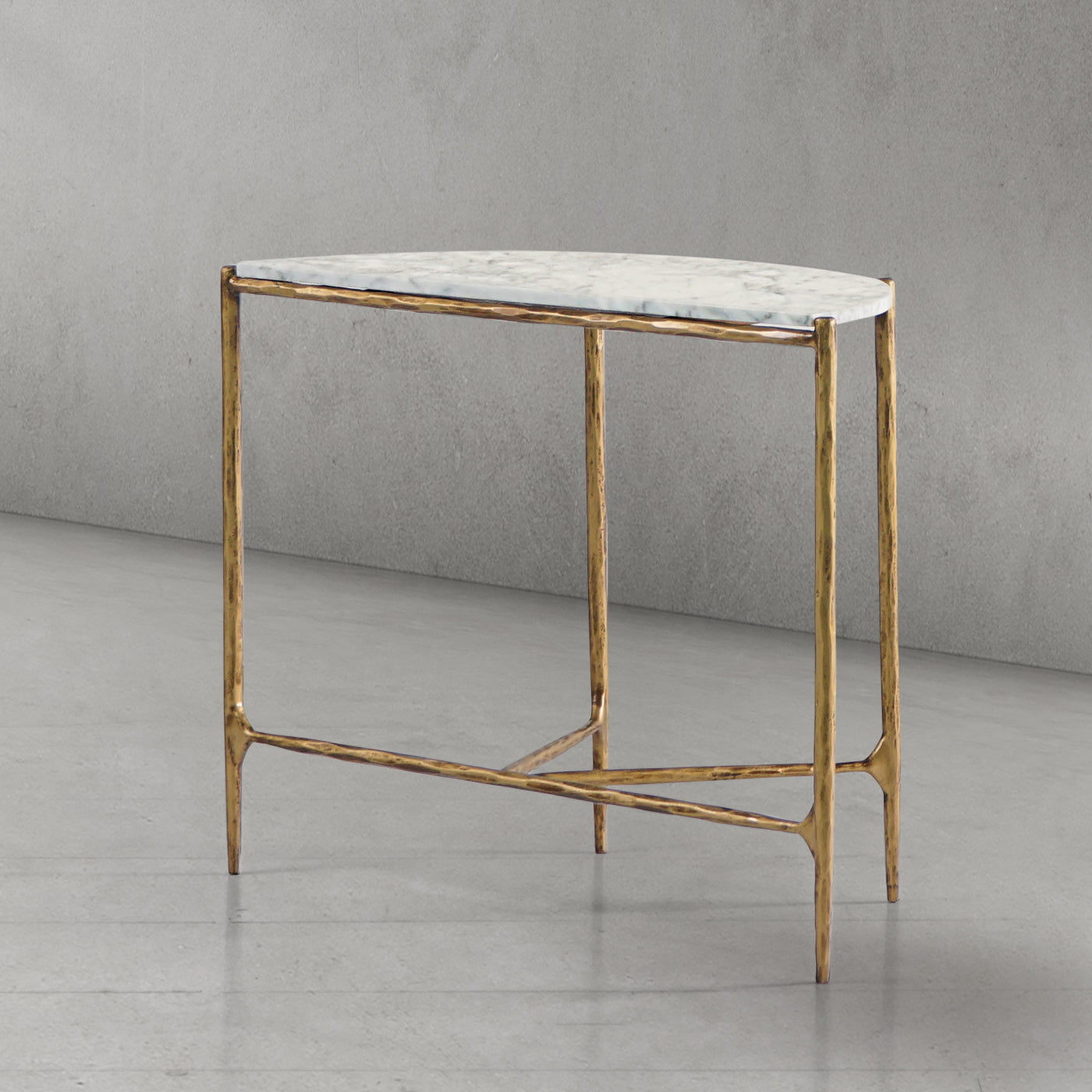 Thaddeus Semi-circle Console Table-Fullstarlighting