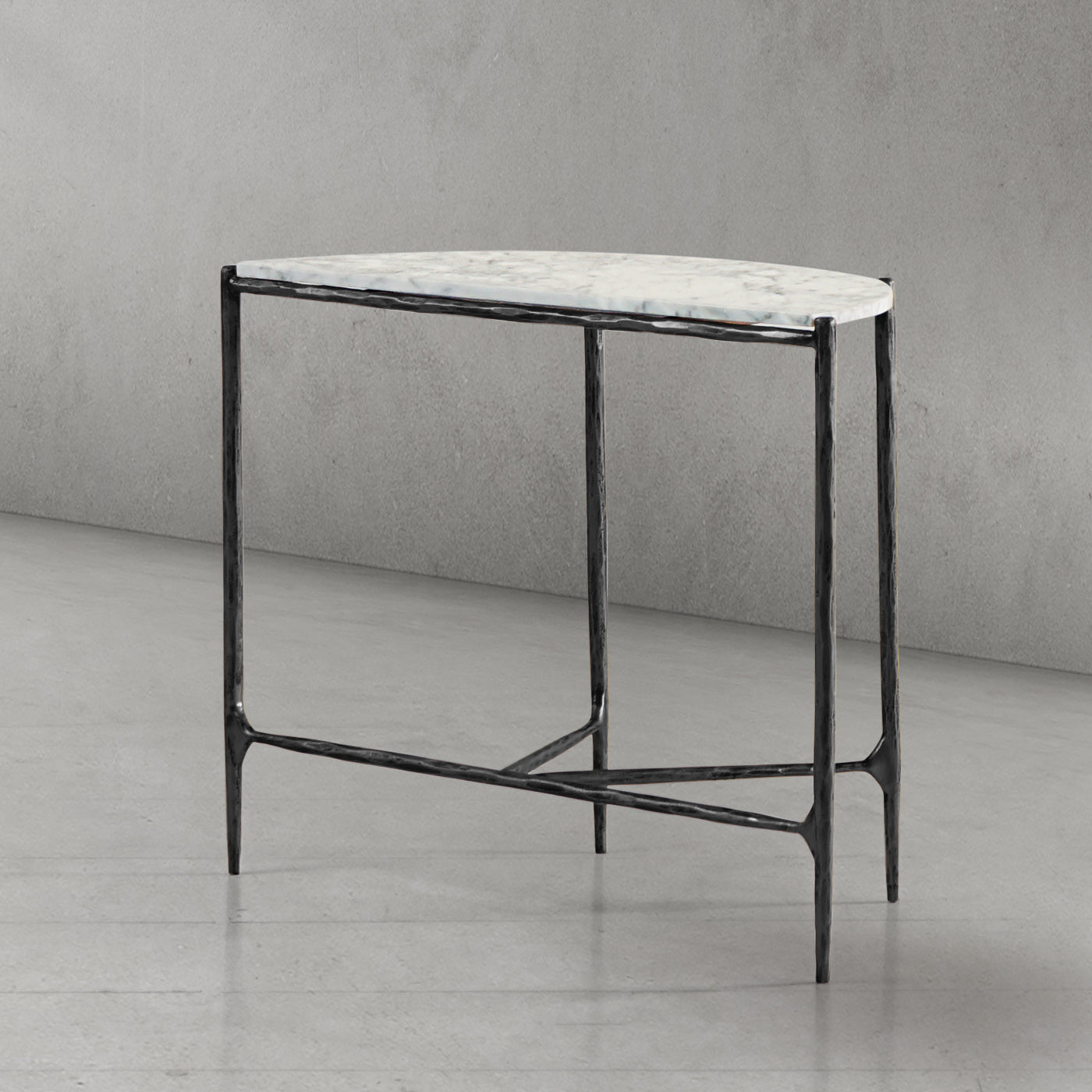 Thaddeus Semi-circle Console Table-Fullstarlighting