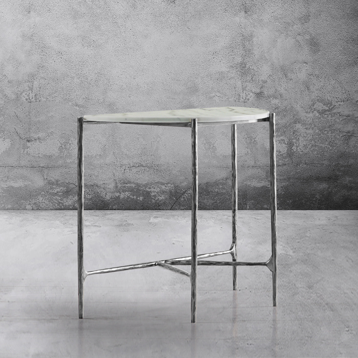 Thaddeus Semi-circle Console Table-Fullstarlighting