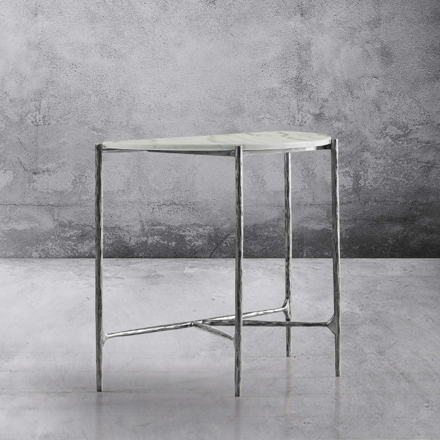 Thaddeus Semi-circle Console Table-Fullstarlighting