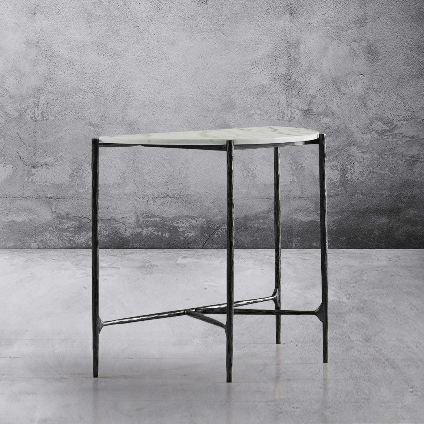 Thaddeus Semi-circle Console Table-Fullstarlighting