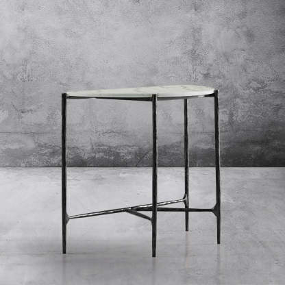 Thaddeus Semi-circle Console Table-Fullstarlighting