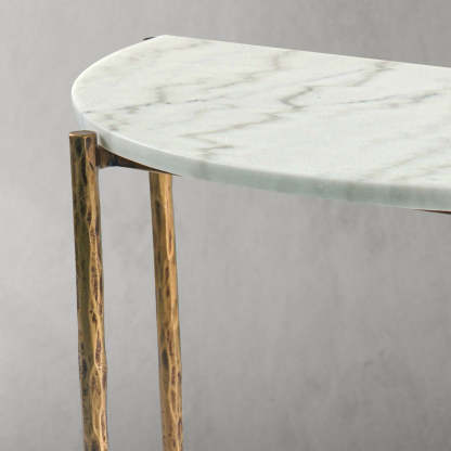 Thaddeus Semi-circle Console Table-Fullstarlighting