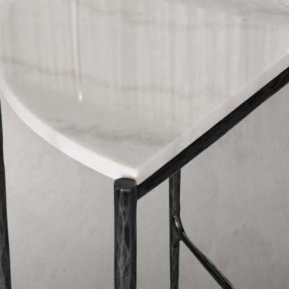 Thaddeus Semi-circle Console Table-Fullstarlighting