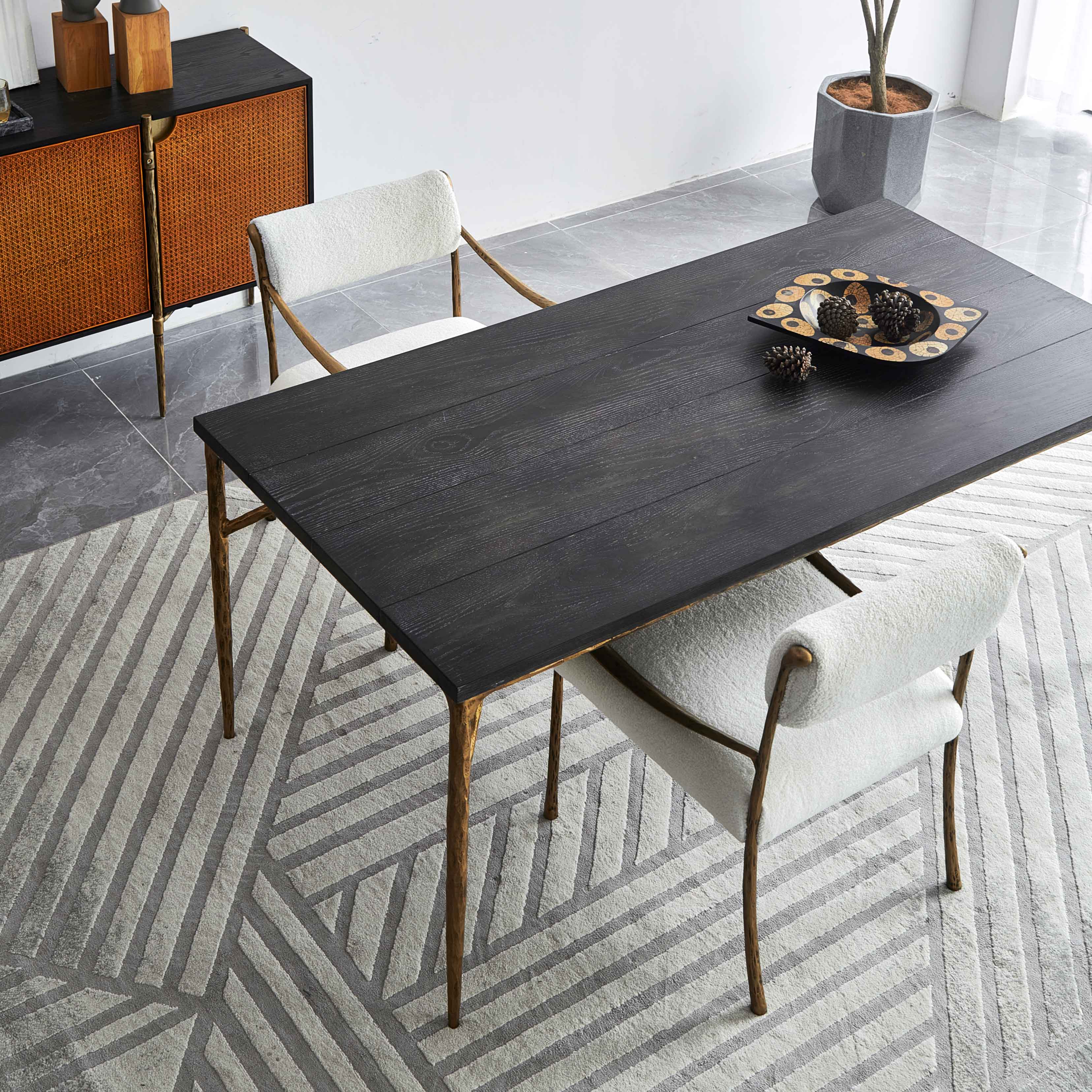 Thaddeus Medieval Style Dining Table-Fullstarlighting