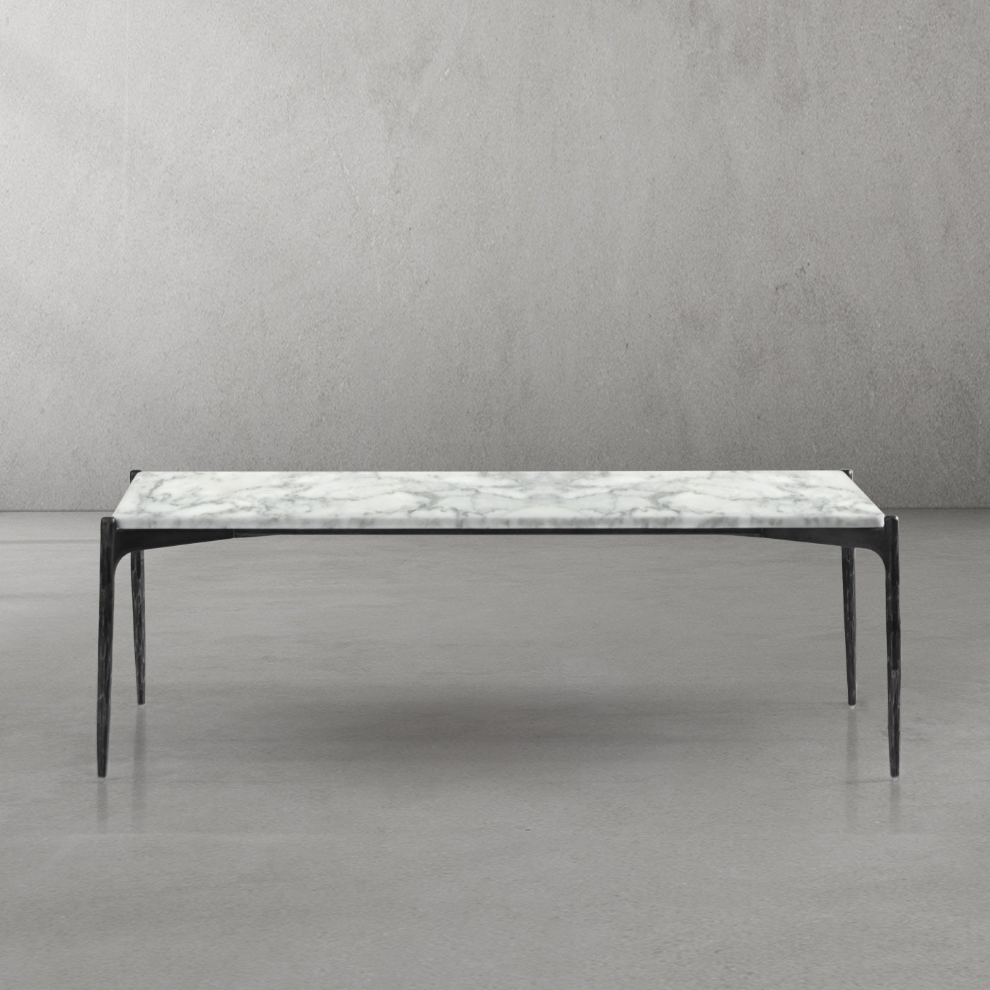 Thaddeus Rectangle Horn Marble Coffee Table-Fullstarlighting