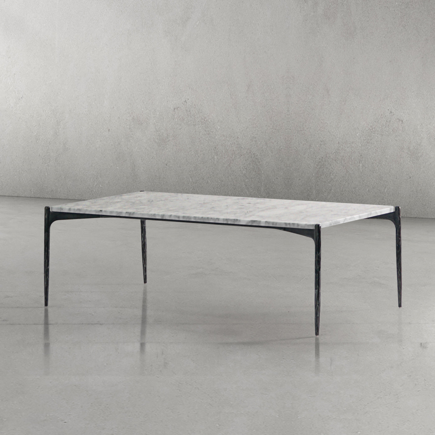 Thaddeus Rectangle Horn Marble Coffee Table-Fullstarlighting