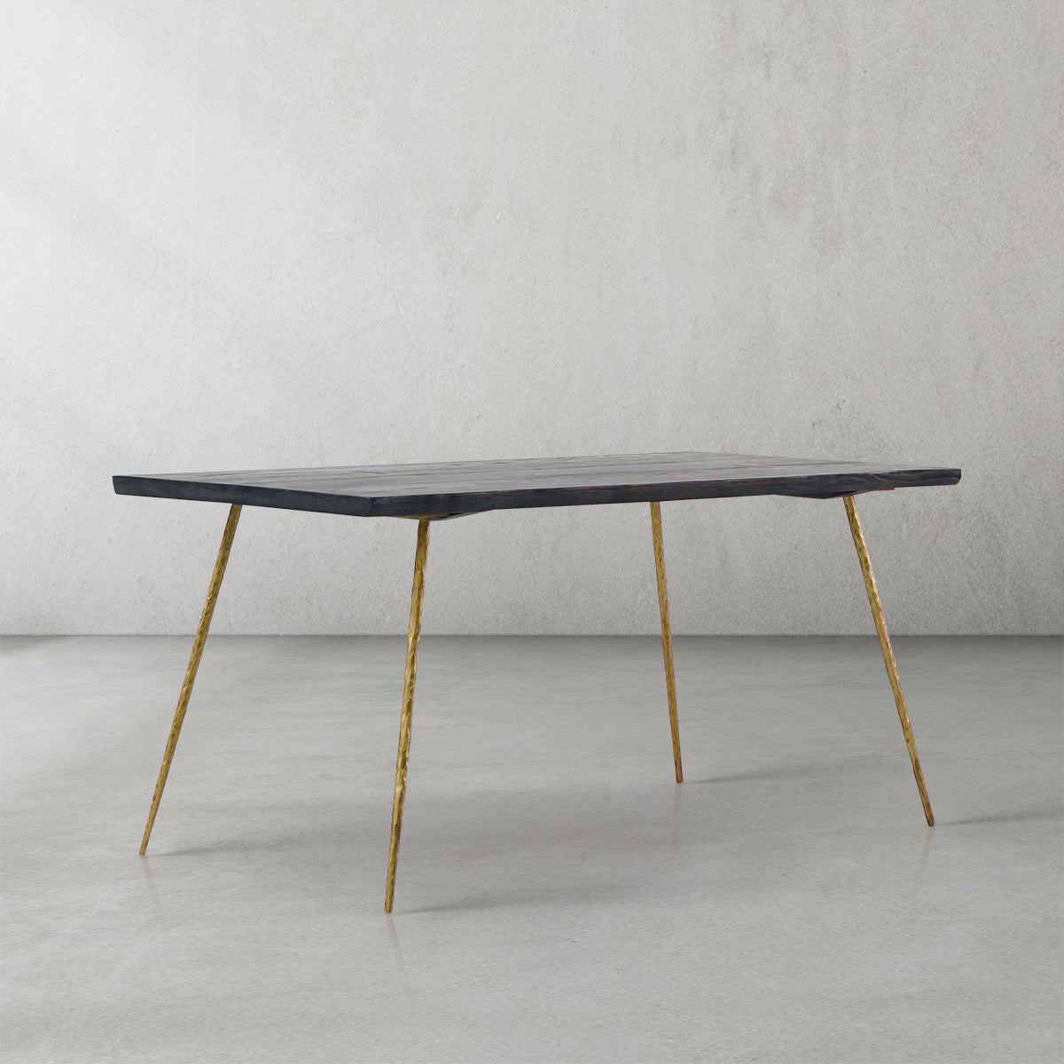 Thaddeus Vintage Style Metal Frame Dining Table-Fullstarlighting