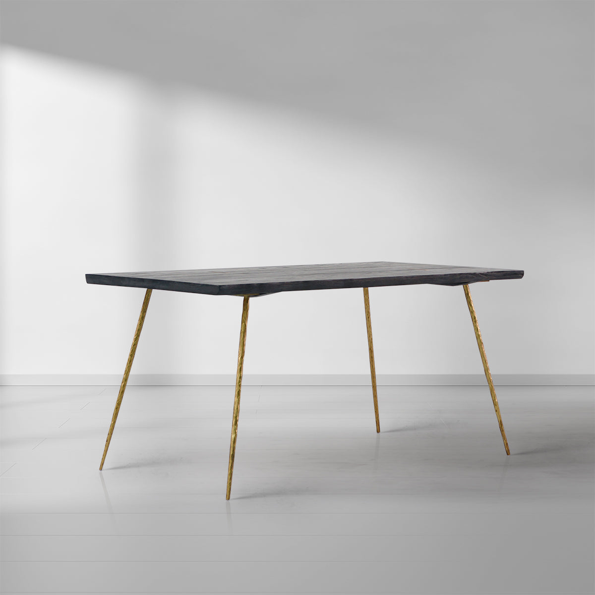 Thaddeus Vintage Style Metal Frame Dining Table-Fullstarlighting