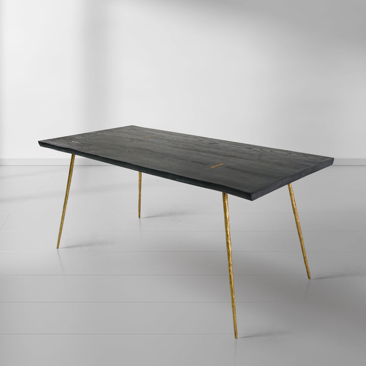 Thaddeus Vintage Style Metal Frame Dining Table-Fullstarlighting