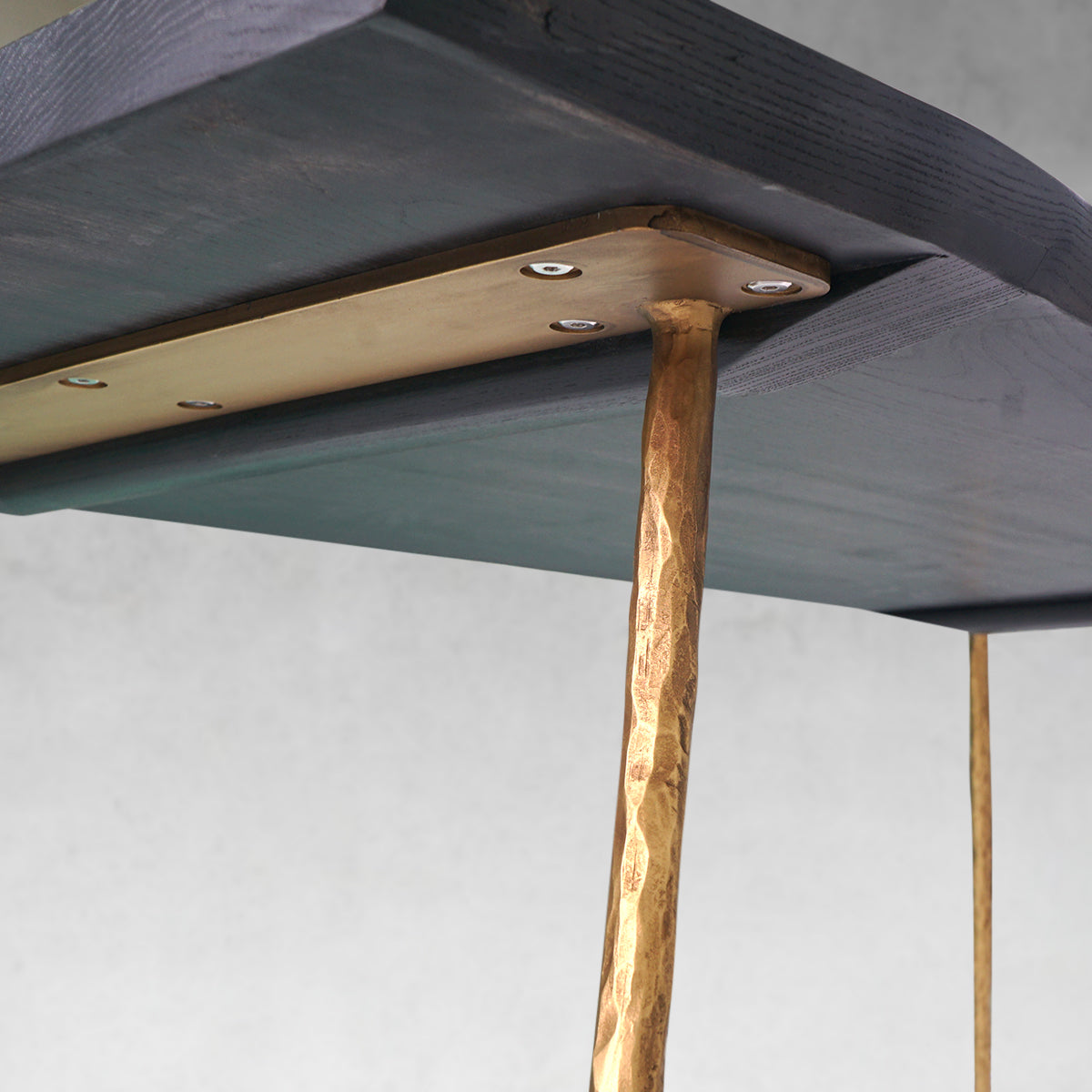 Thaddeus Vintage Style Metal Frame Dining Table-Fullstarlighting