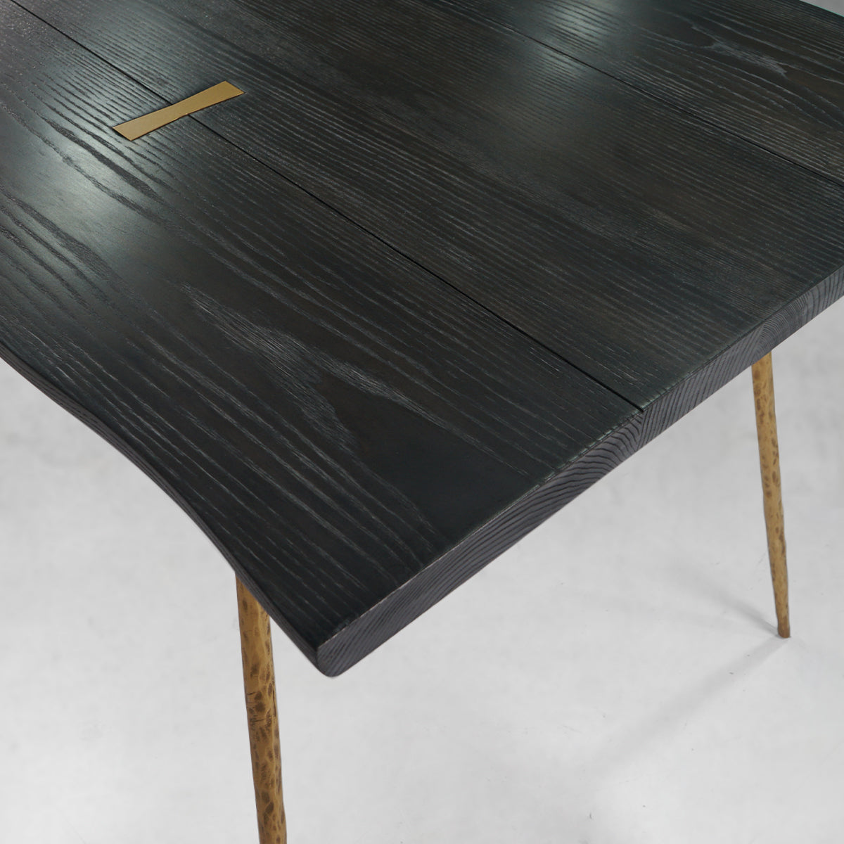 Thaddeus Vintage Style Metal Frame Dining Table-Fullstarlighting