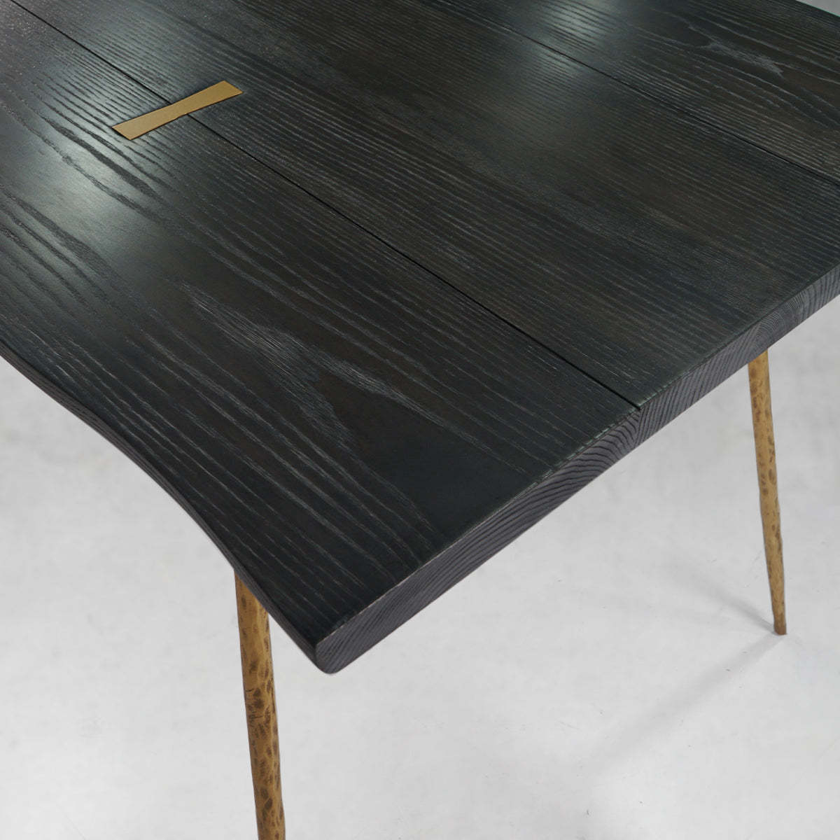 Thaddeus Vintage Style Metal Frame Dining Table-Fullstarlighting
