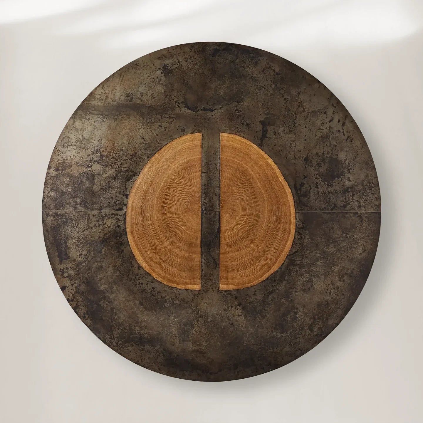 Acacius Artisan Round Dining Table in Reclaimed Reclaimed Wood-Fullstarlighting