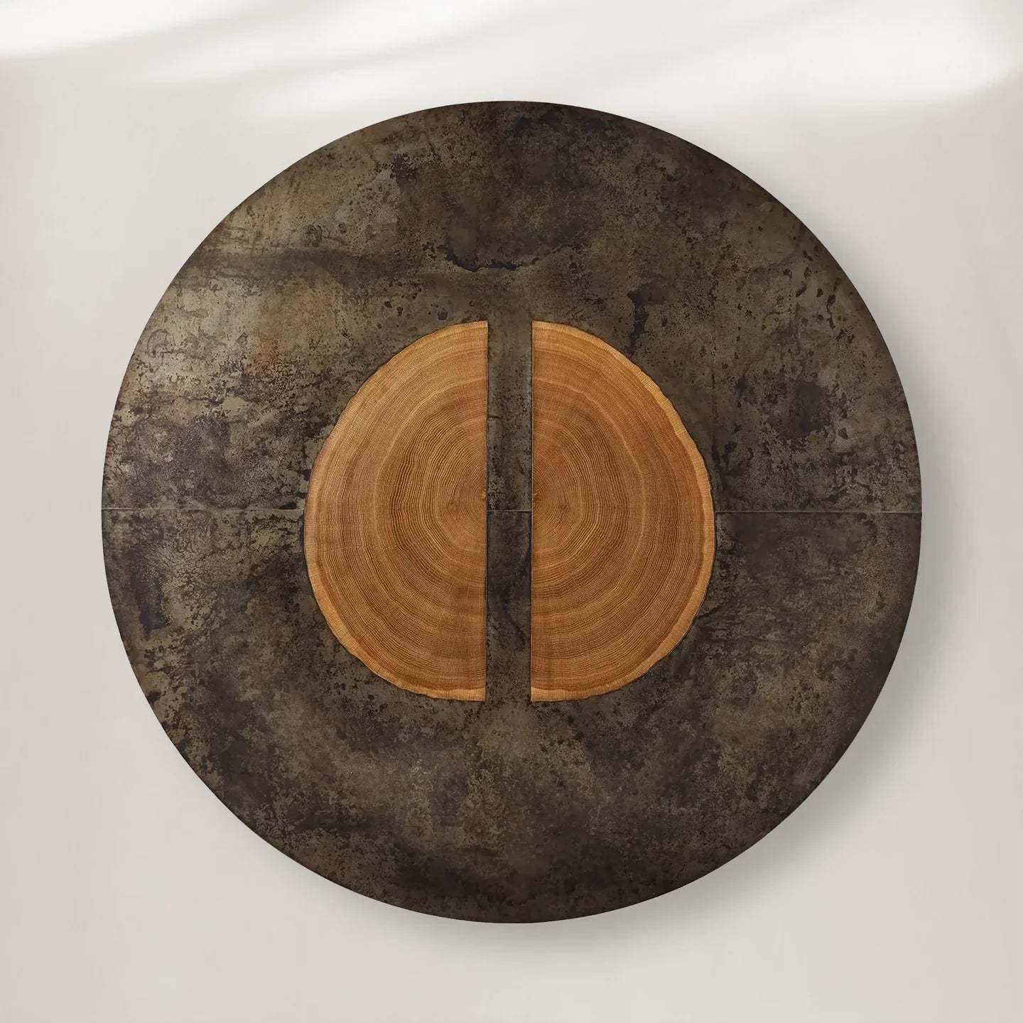 Acacius Artisan Round Dining Table in Reclaimed Reclaimed Wood-Fullstarlighting