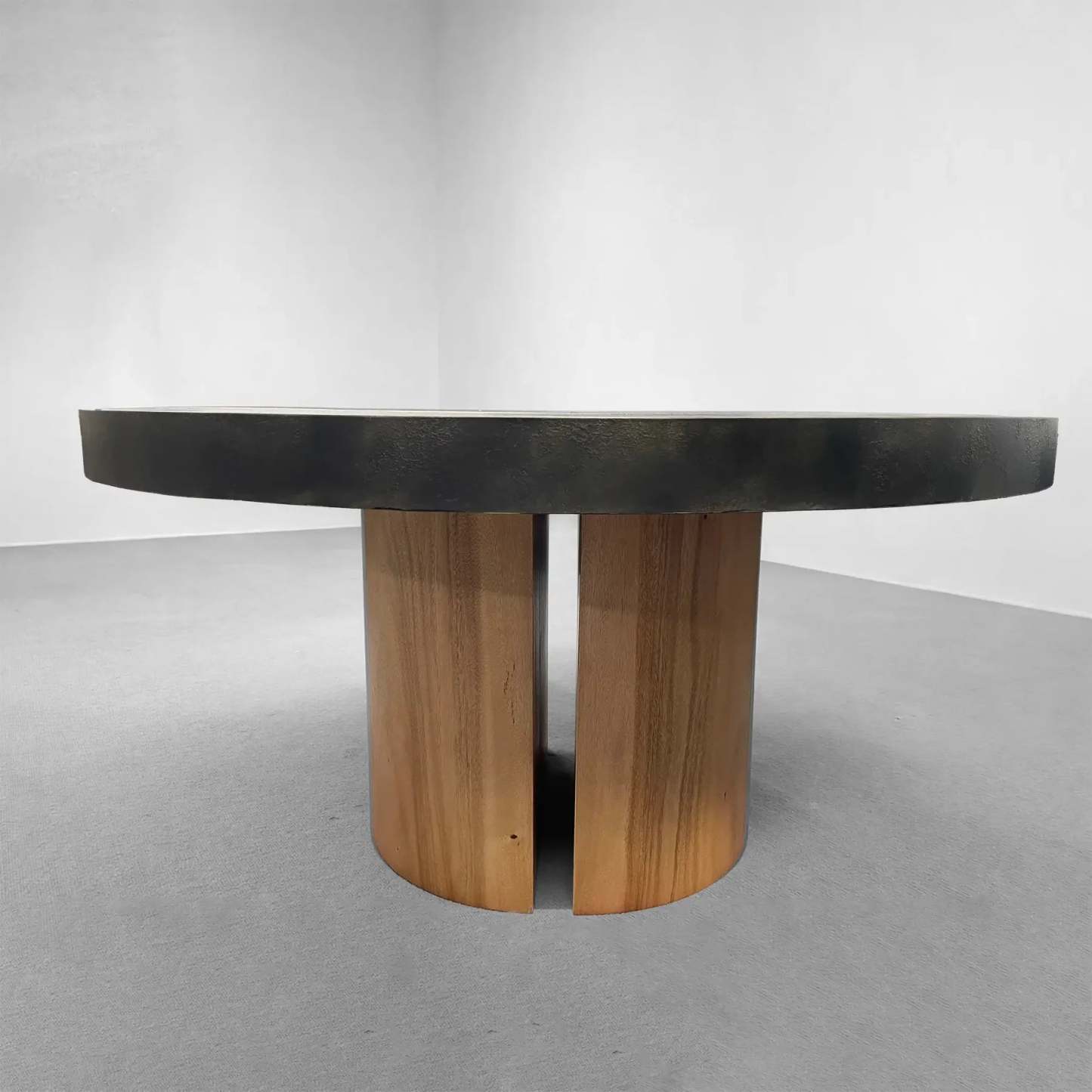 Acacius Artisan Round Dining Table in Reclaimed Reclaimed Wood-Fullstarlighting