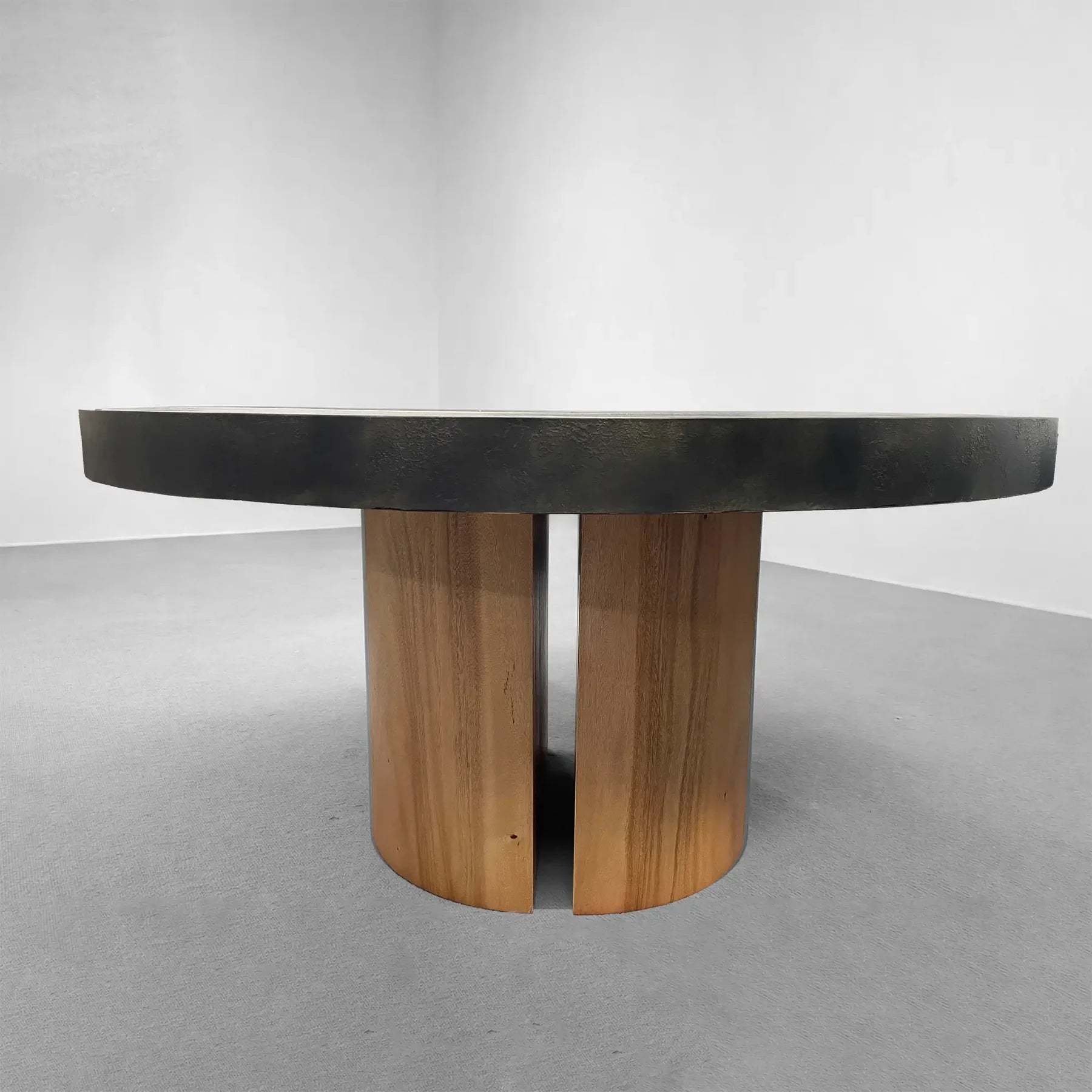 Acacius Artisan Round Dining Table in Reclaimed Reclaimed Wood-Fullstarlighting