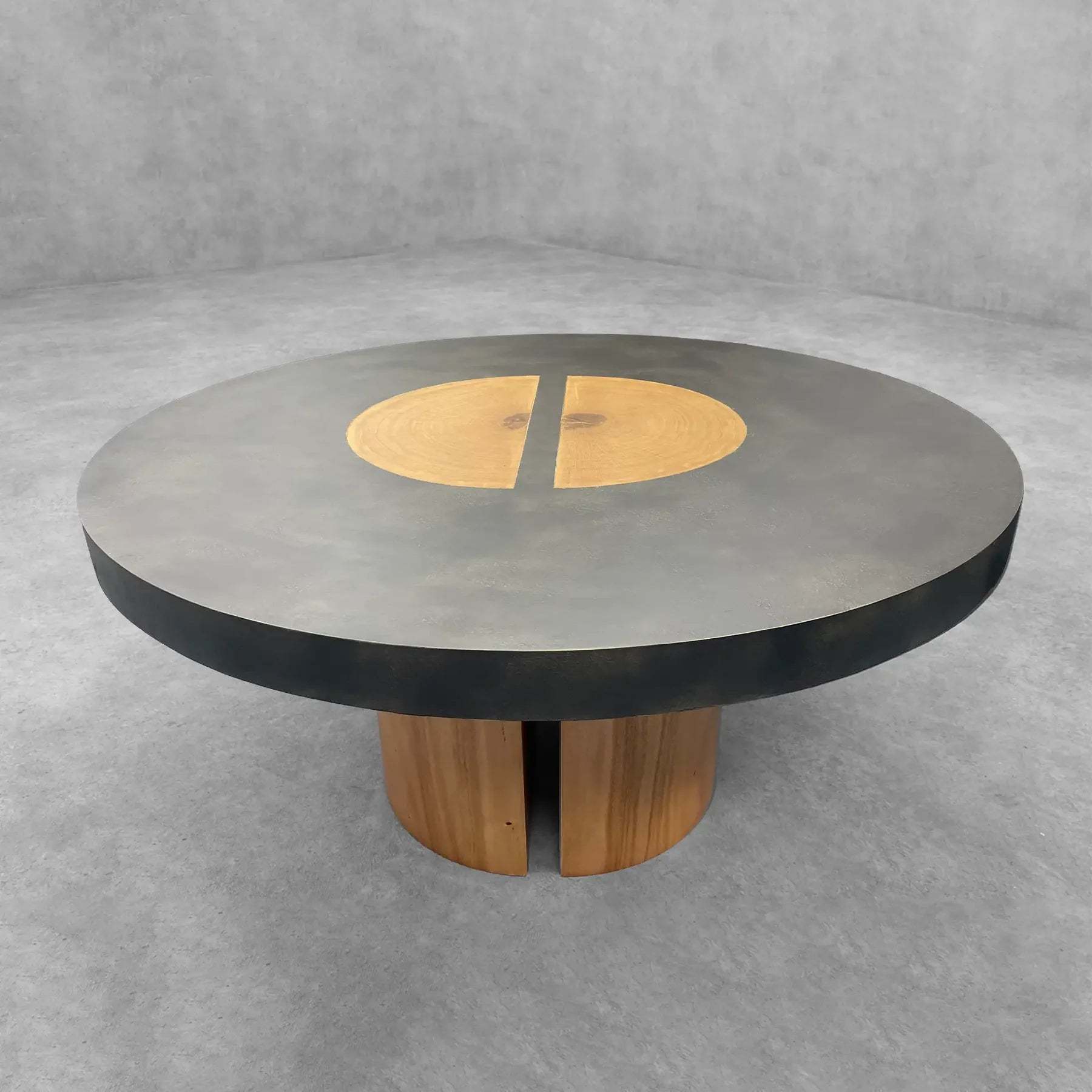 Acacius Artisan Round Dining Table in Reclaimed Reclaimed Wood-Fullstarlighting