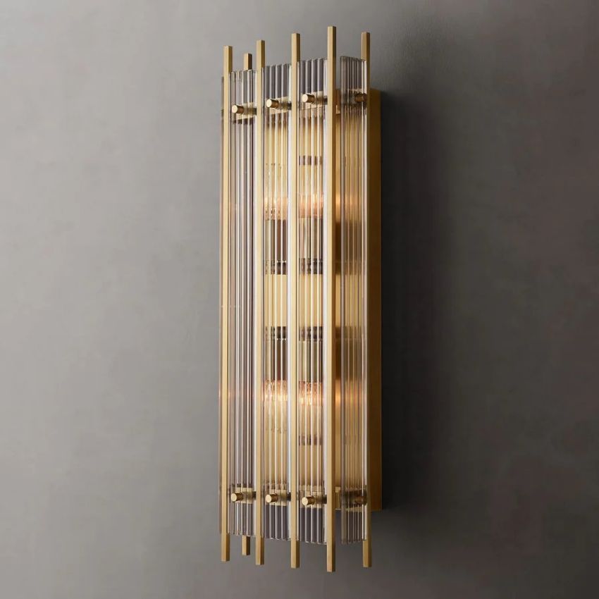 Sanma Rectangle Sconce 26",Wall Lamp Living Room,Wall Sconces modern