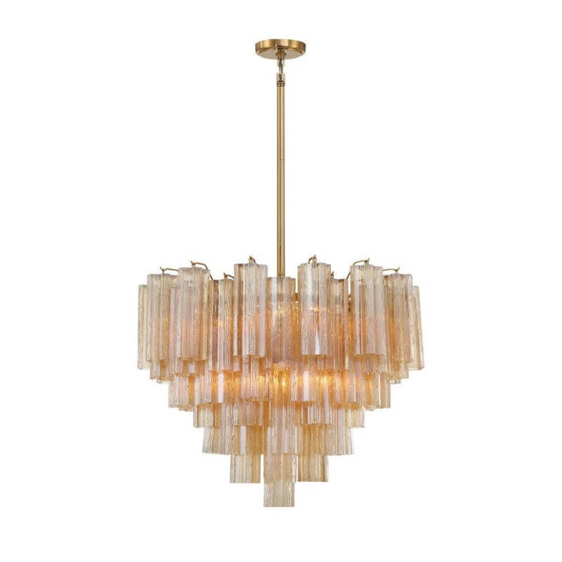 Addis 12-Light Chandelier,Crystorama Lighting,Foyer Chandelier