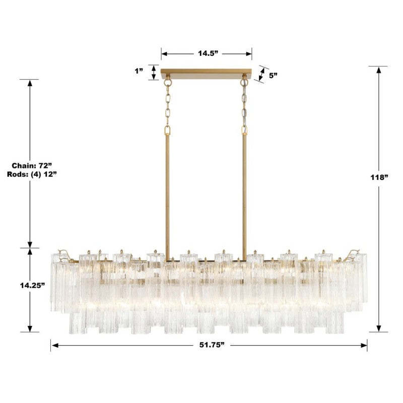 Addy 14-Light Chandelier-Fullstarlighting