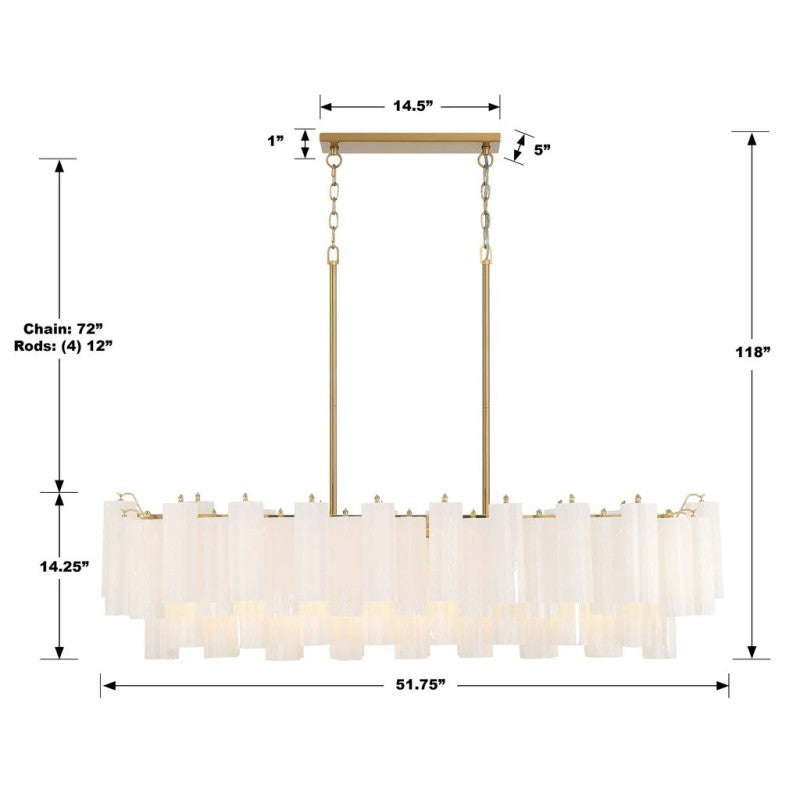 Addy 14-Light Chandelier-Fullstarlighting