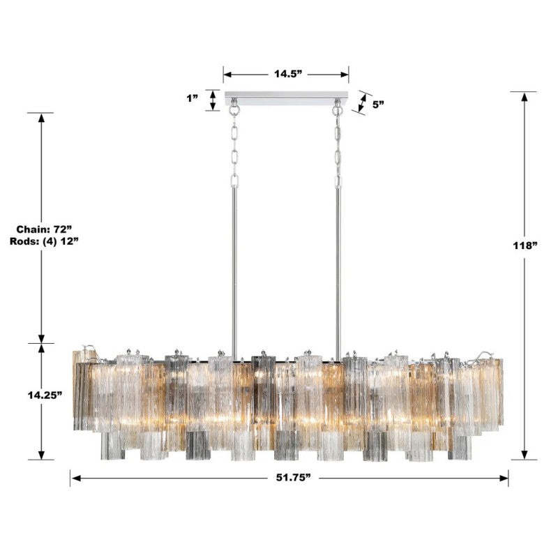 Addy 14-Light Chandelier-Fullstarlighting