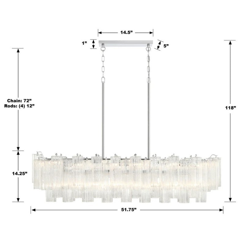 Addy 14-Light Chandelier-Fullstarlighting