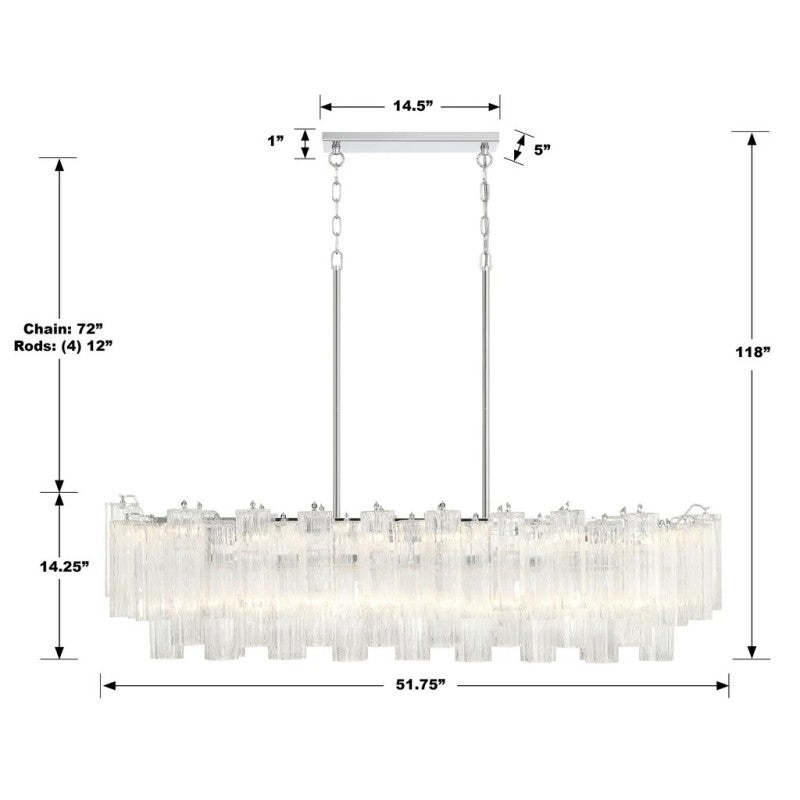 Addy 14-Light Chandelier-Fullstarlighting
