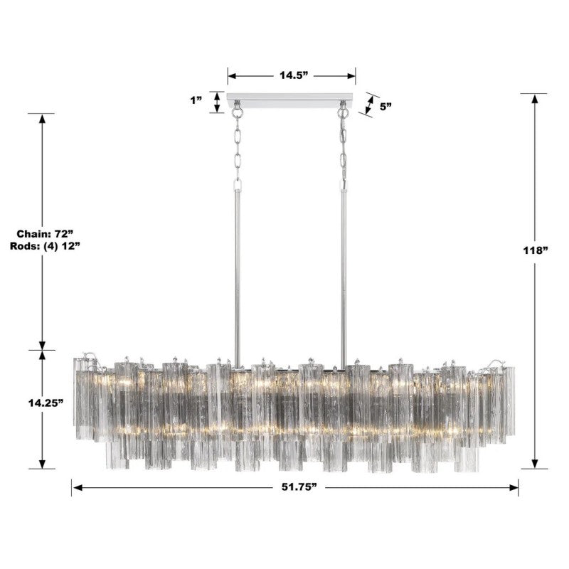 Addy 14-Light Chandelier-Fullstarlighting