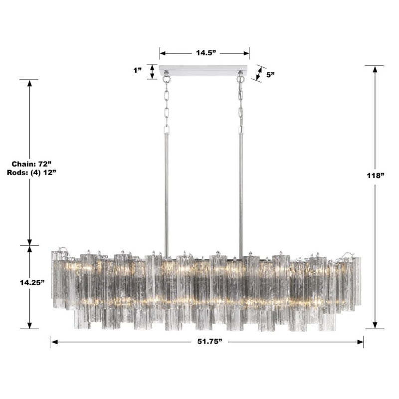 Addy 14-Light Chandelier-Fullstarlighting