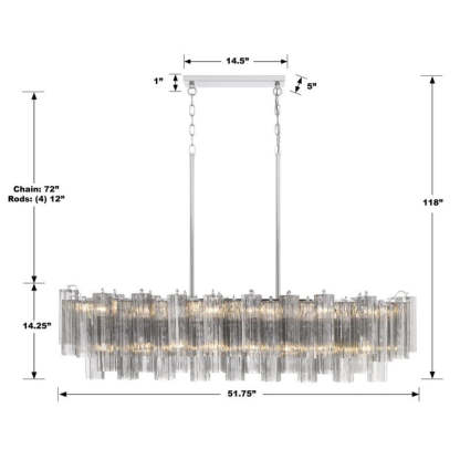 Addy 14-Light Chandelier-Fullstarlighting