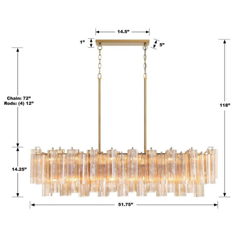 Addy 14-Light Chandelier-Fullstarlighting