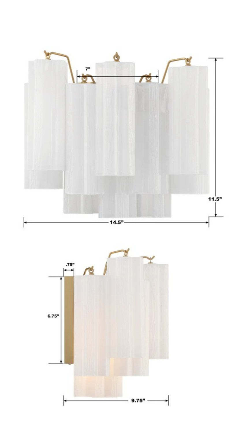 Addy 2-Light Sconce-Fullstarlighting