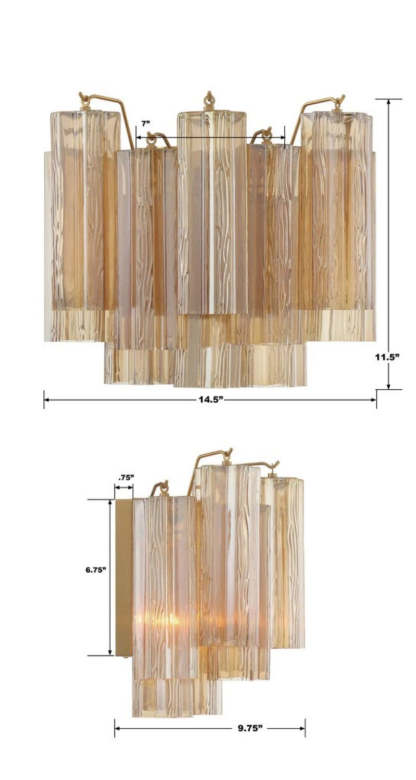 Addy 2-Light Sconce-Fullstarlighting