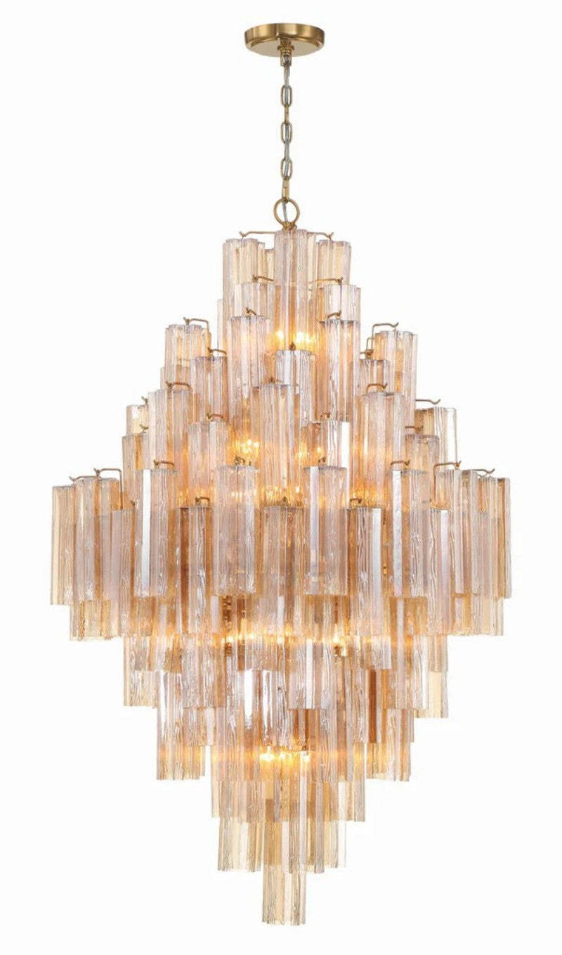 Addis 20-Light Chandelier,Crystorama Lighting,Living Room Chandelier