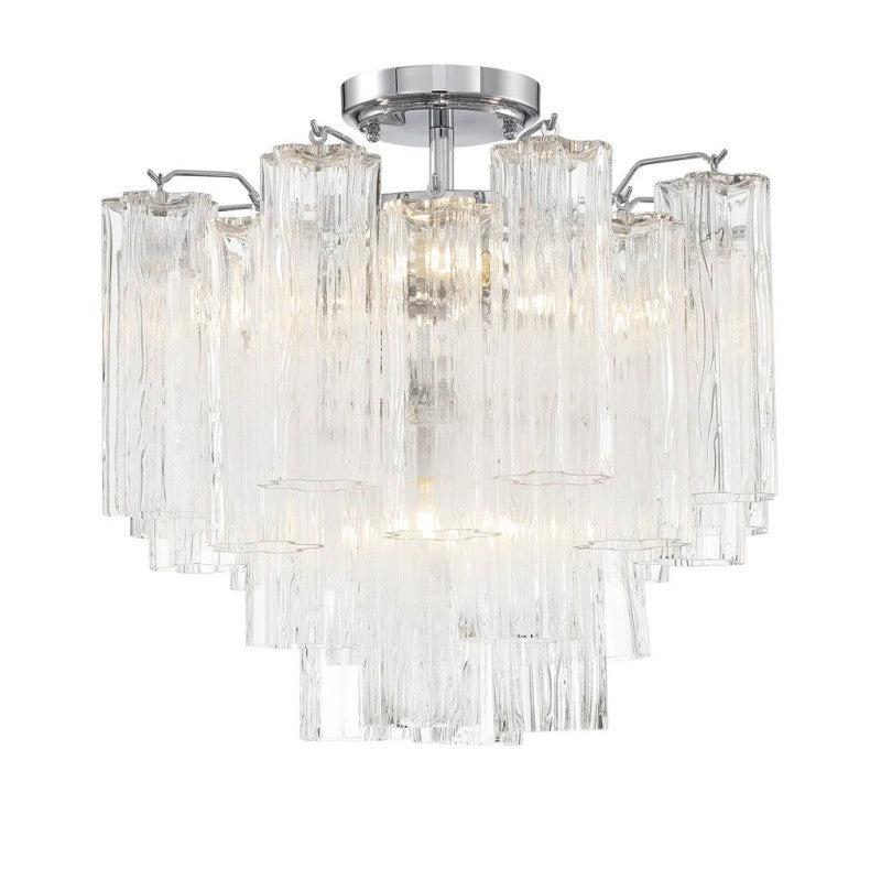 Addy 4-Light Semi Flush Mount-Fullstarlighting