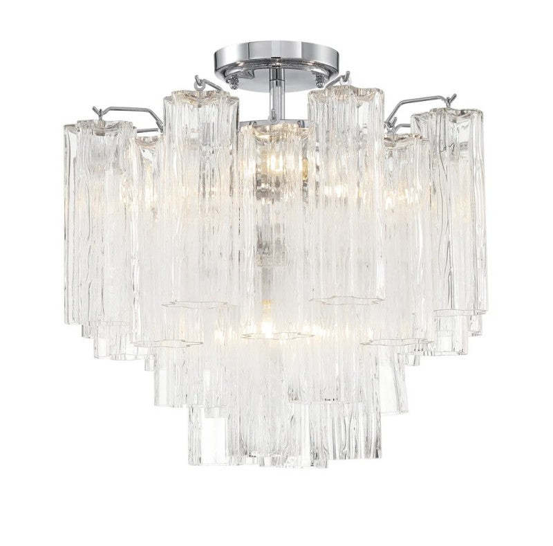 Addy 4-Light Semi Flush Mount-Fullstarlighting