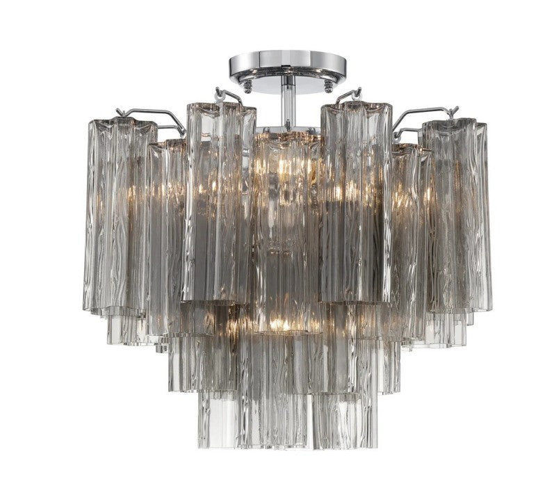 Addy 4-Light Semi Flush Mount-Fullstarlighting