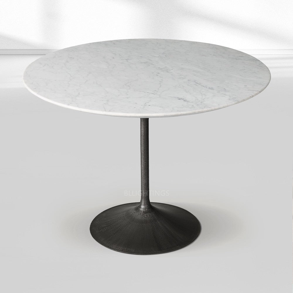Adol Stone Round Dining Table-Fullstarlighting